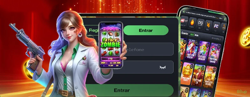 Roleta e blackjack 88up